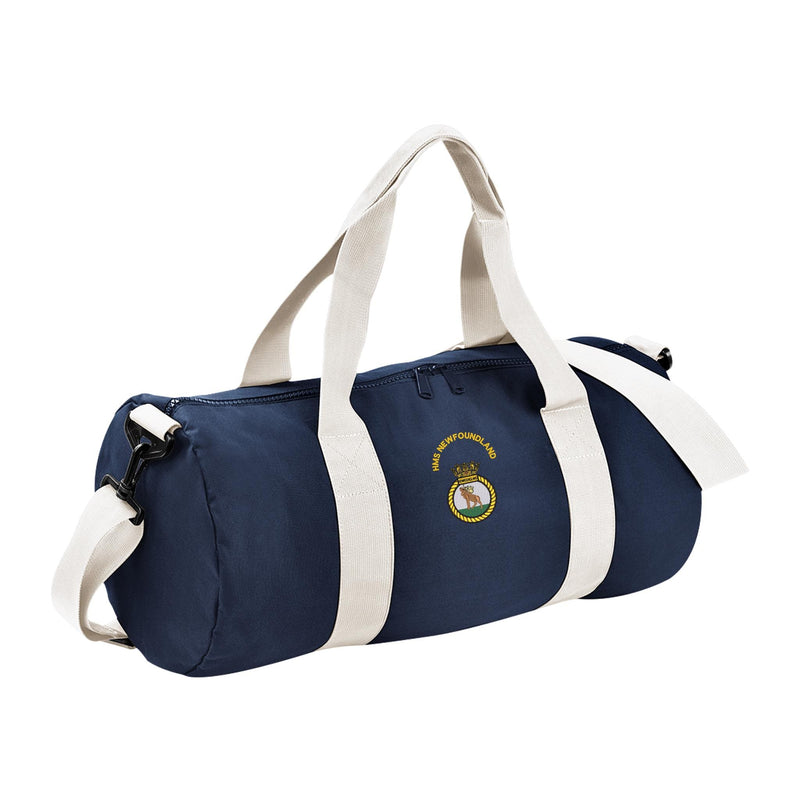 HMS Newfoundland Barrel Bag