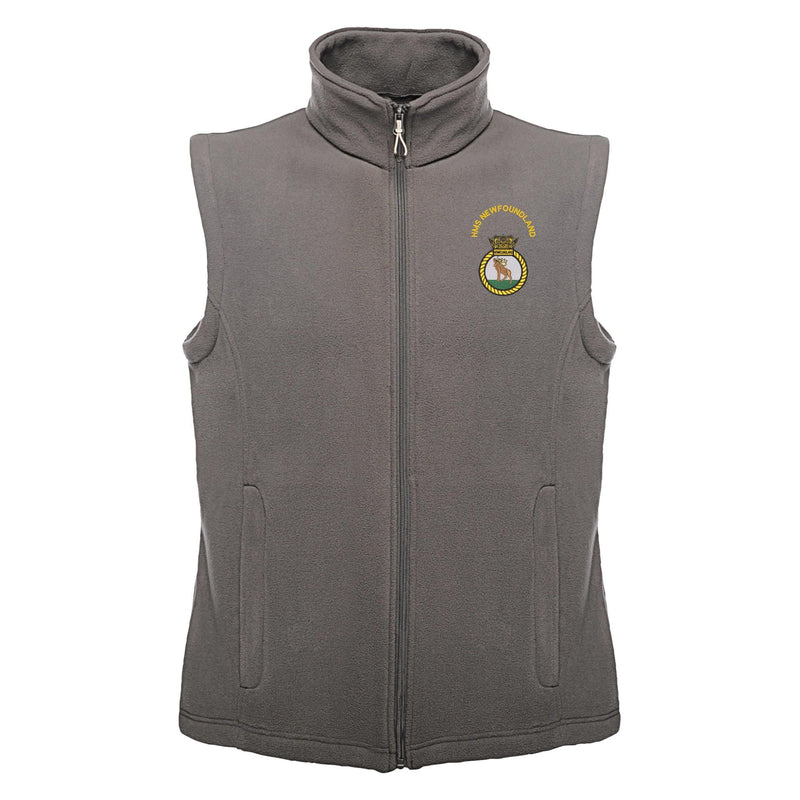HMS Newfoundland Regatta Fleece Bodywarmer
