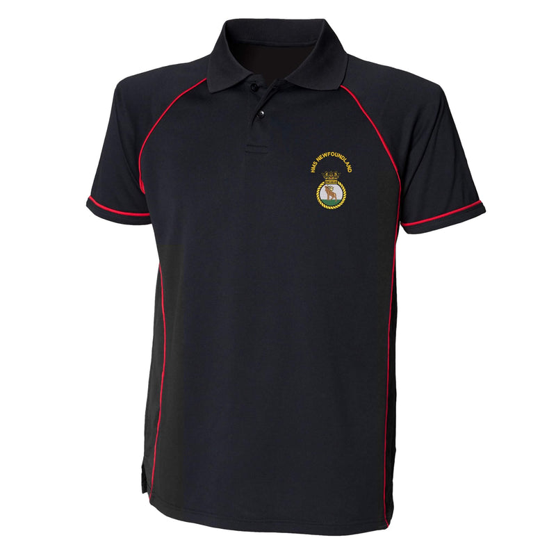 HMS Newfoundland Performance Polo