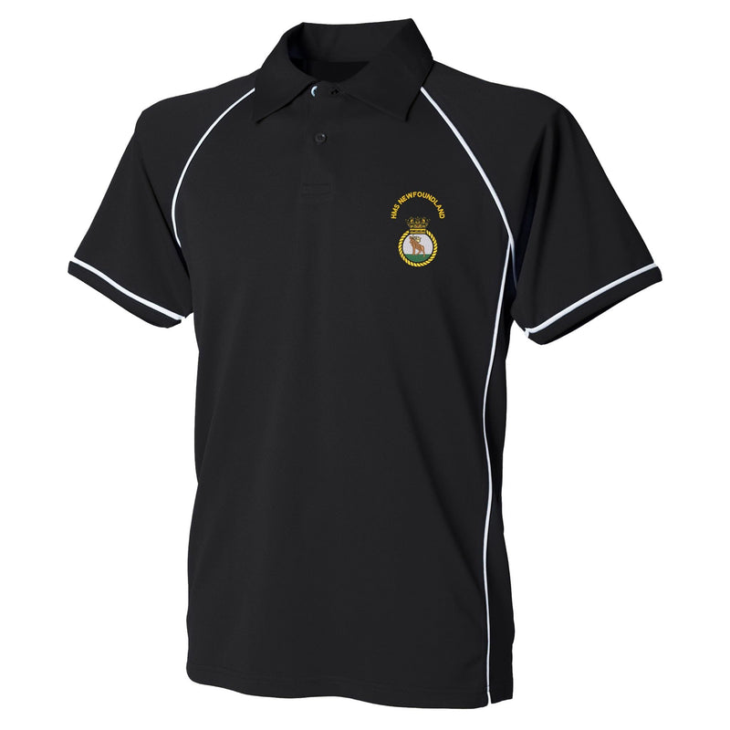 HMS Newfoundland Performance Polo