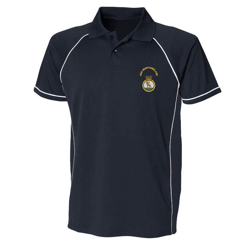 HMS Newfoundland Performance Polo