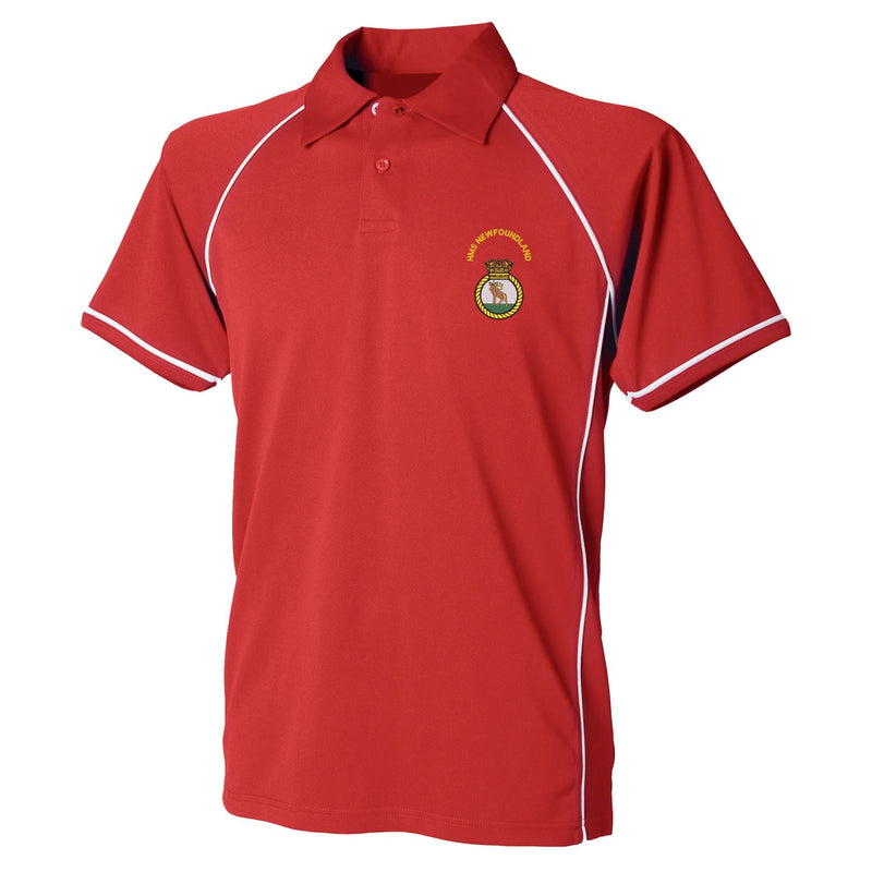 HMS Newfoundland Performance Polo