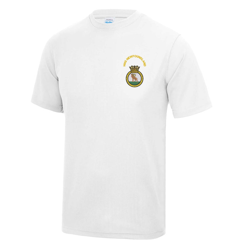 HMS Newfoundland Polyester T-Shirt
