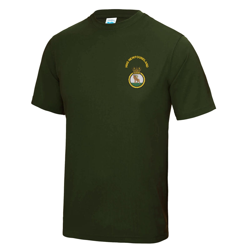 HMS Newfoundland Polyester T-Shirt