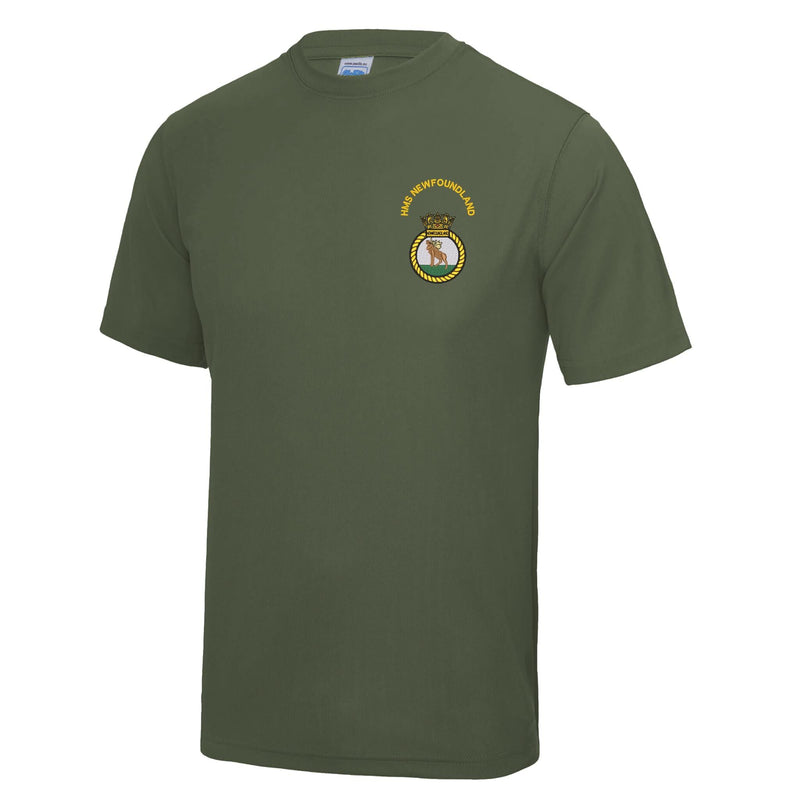 HMS Newfoundland Polyester T-Shirt