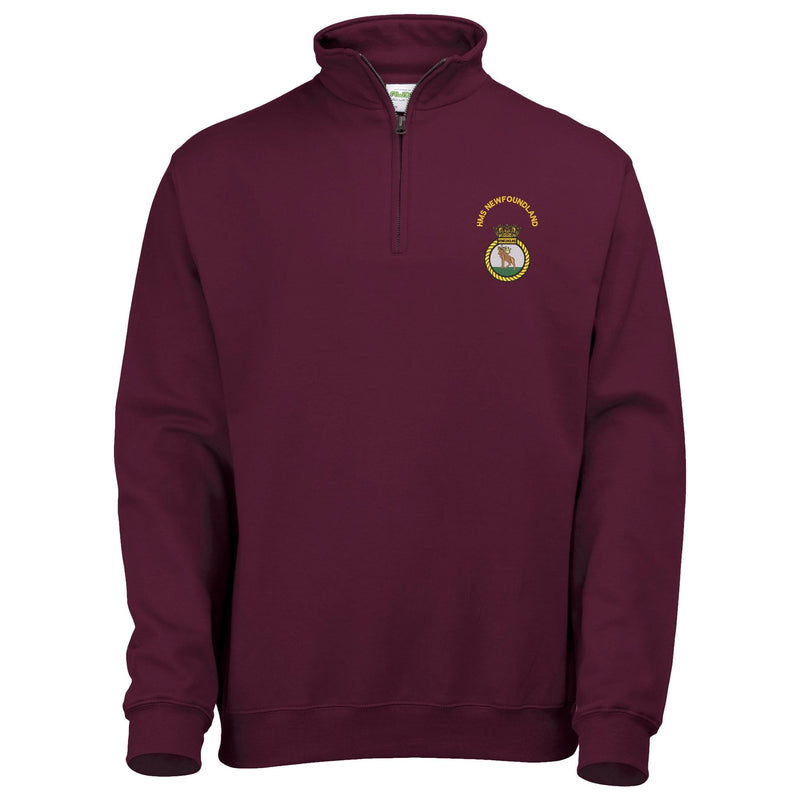 HMS Newfoundland Quarter Zip Sweatshirt