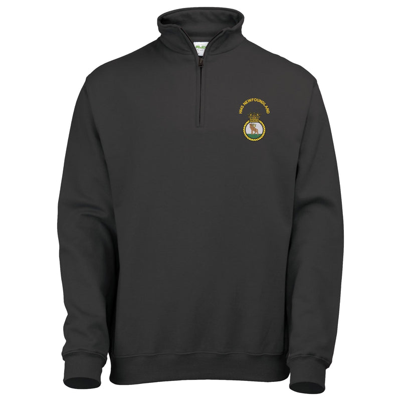HMS Newfoundland Quarter Zip Sweatshirt