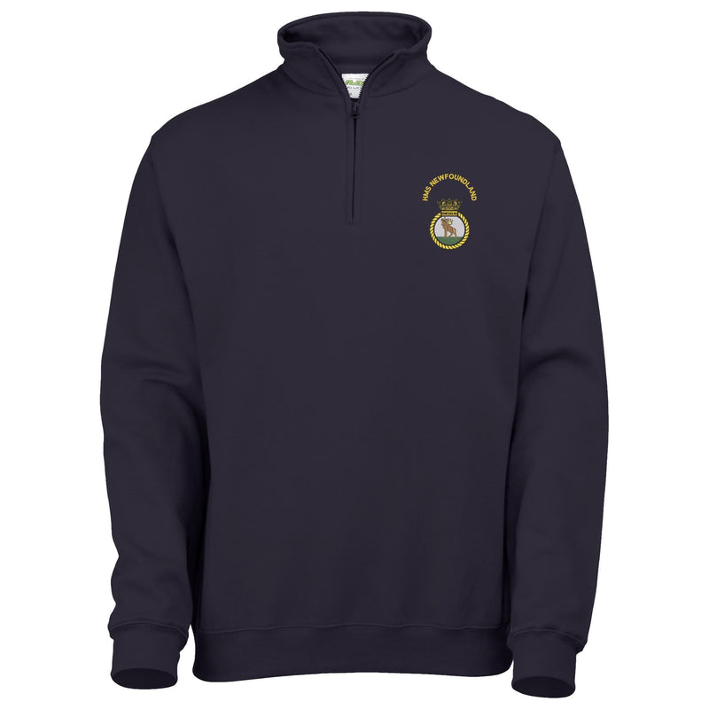HMS Newfoundland Quarter Zip Sweatshirt
