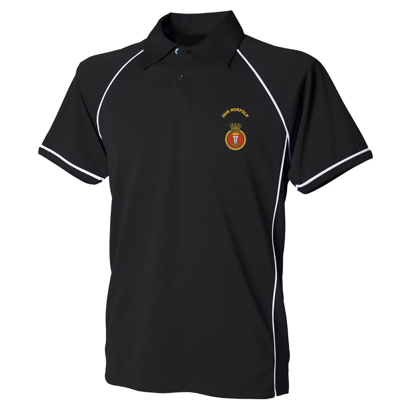 HMS Norfolk Performance Polo