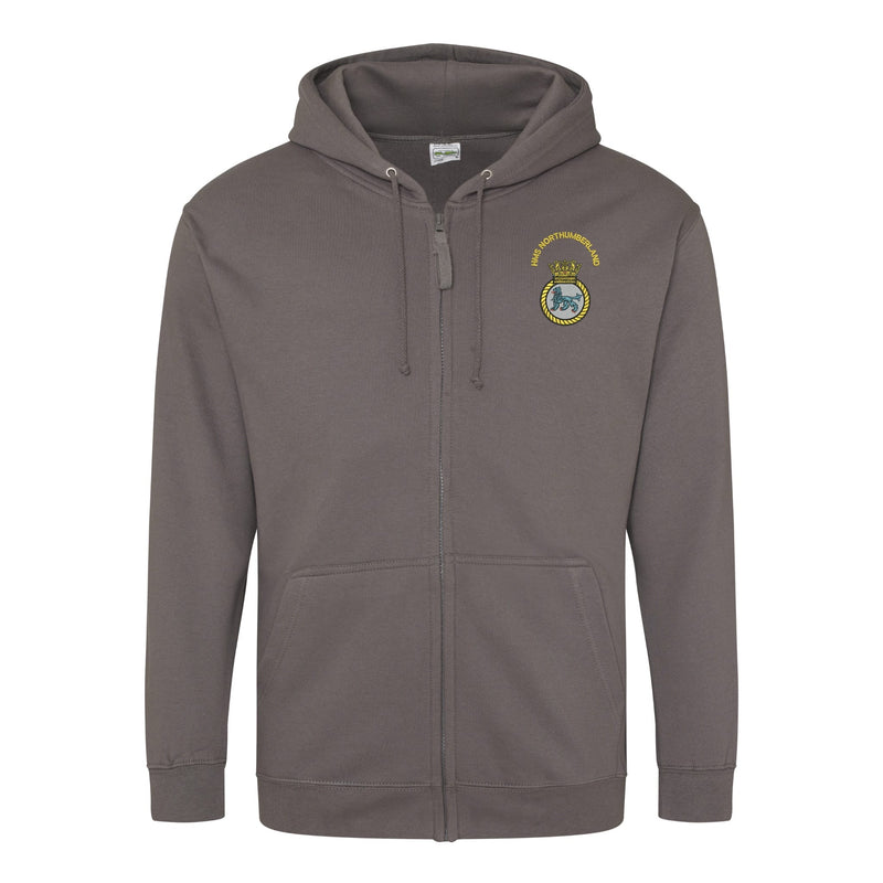 HMS Northumberland Zipped Hoodie
