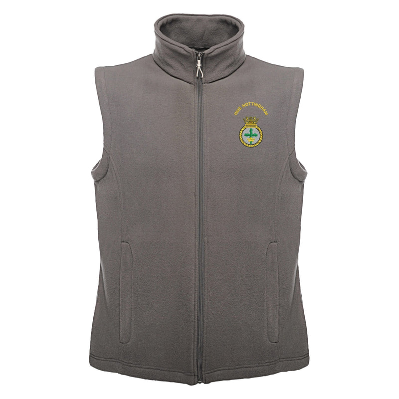 HMS Nottingham Regatta Fleece Bodywarmer
