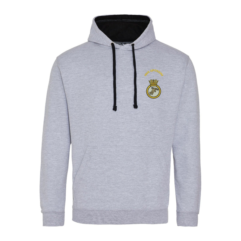 HMS Opossum Varsity Contrast Hoodie
