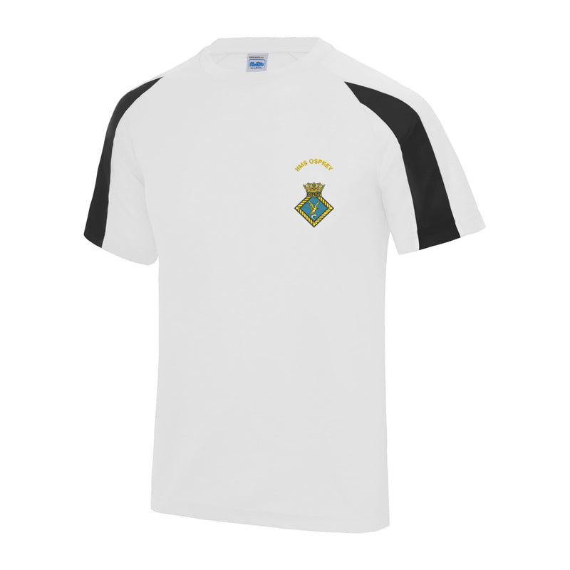 HMS Osprey Contrast Polyester T-Shirt