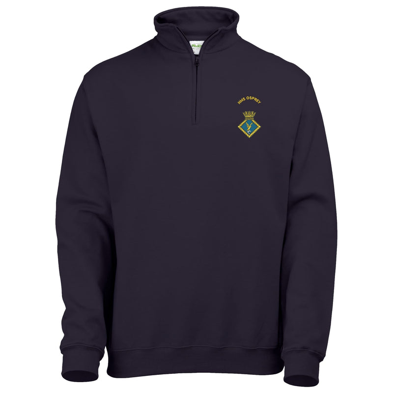HMS Osprey Quarter Zip Sweatshirt