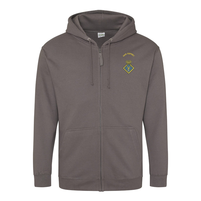 HMS Osprey Zipped Hoodie