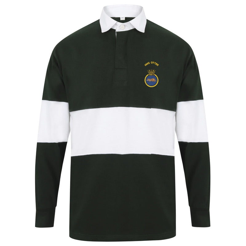 HMS Otter Long Sleeve Panelled Rugby Shirt