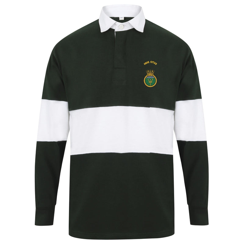 HMS Otus Long Sleeve Panelled Rugby Shirt
