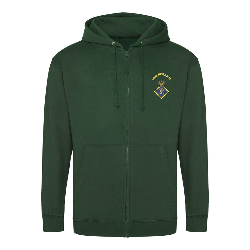 HMS Pegasus Zipped Hoodie