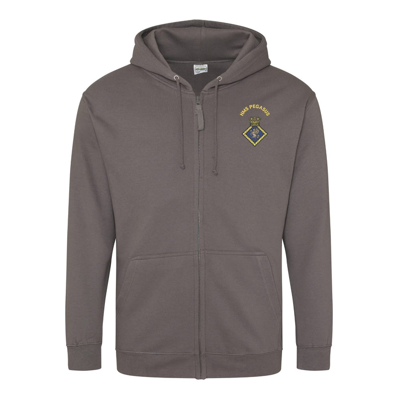 HMS Pegasus Zipped Hoodie