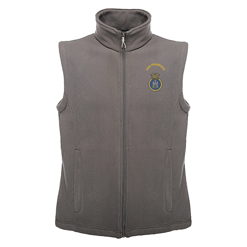 HMS Pembroke Regatta Fleece Bodywarmer