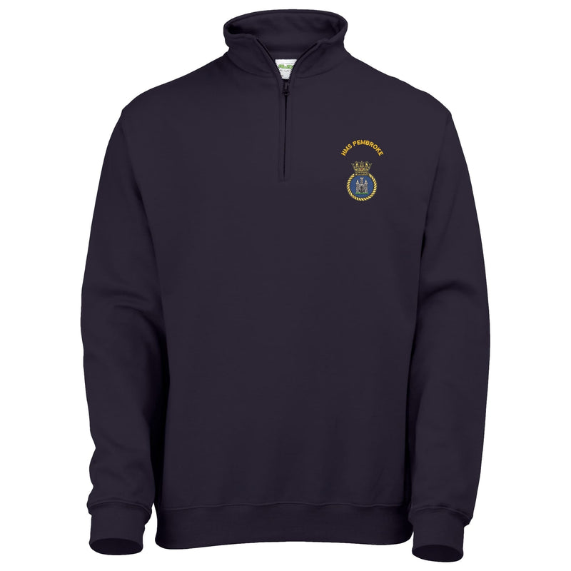 HMS Pembroke Quarter Zip Sweatshirt