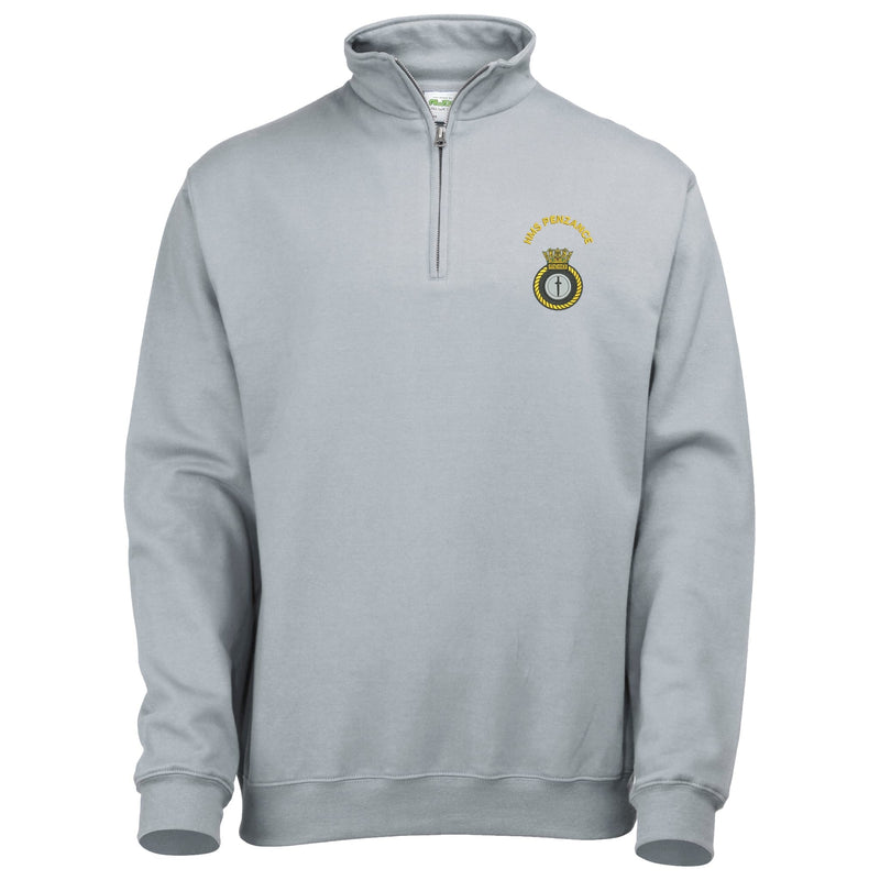 HMS Penzance Quarter Zip Sweatshirt
