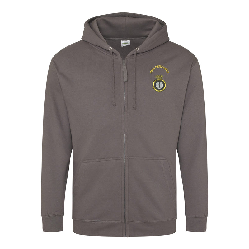 HMS Penzance Zipped Hoodie