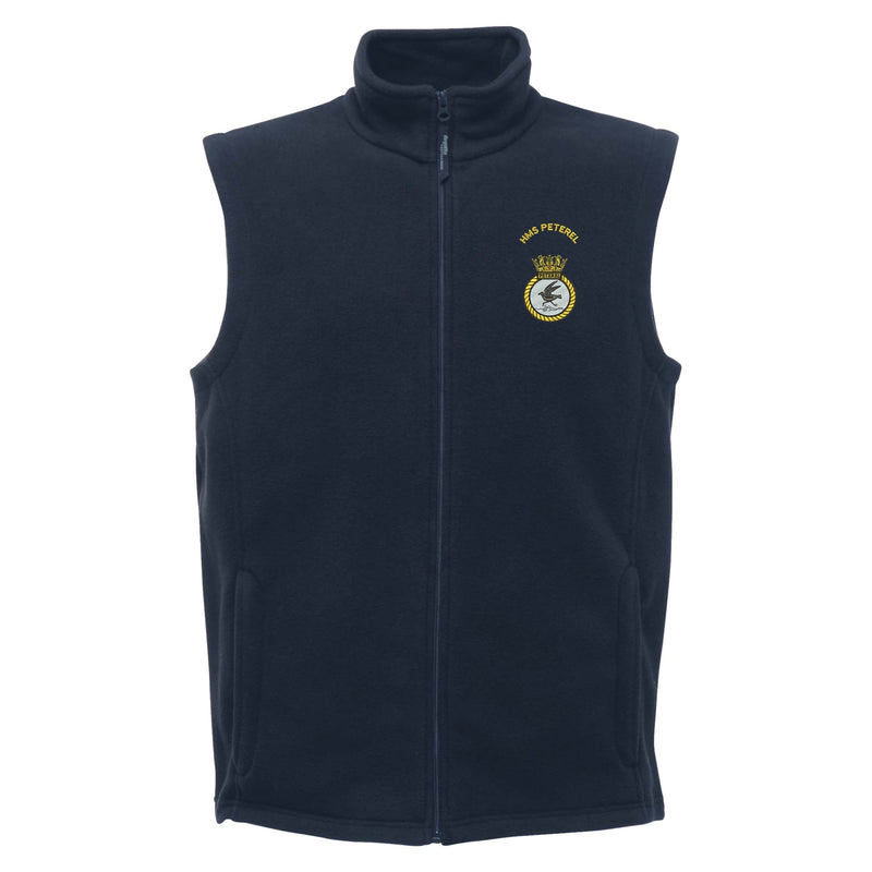 HMS Peterel Regatta Fleece Bodywarmer