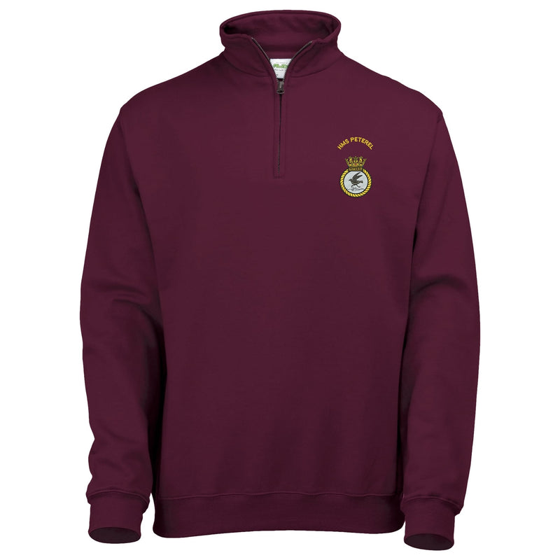 HMS Peterel Quarter Zip Sweatshirt