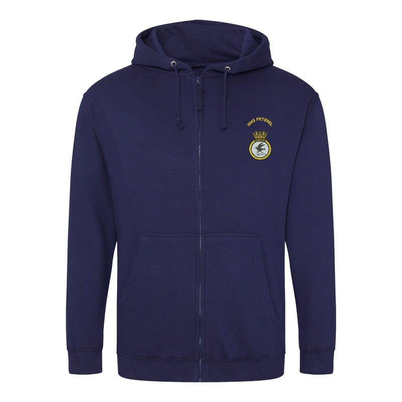 HMS Peterel Zipped Hoodie