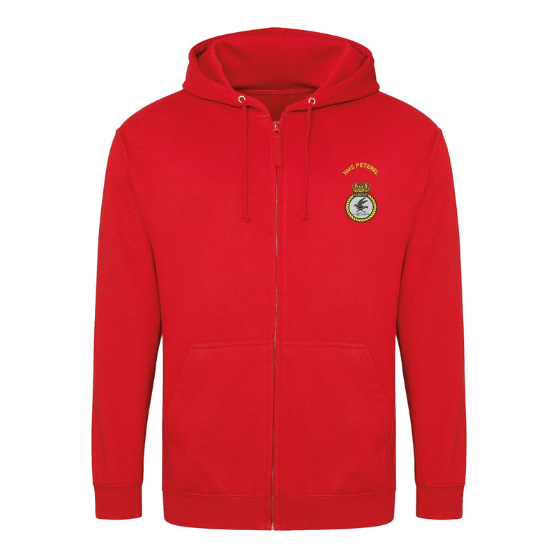 HMS Peterel Zipped Hoodie