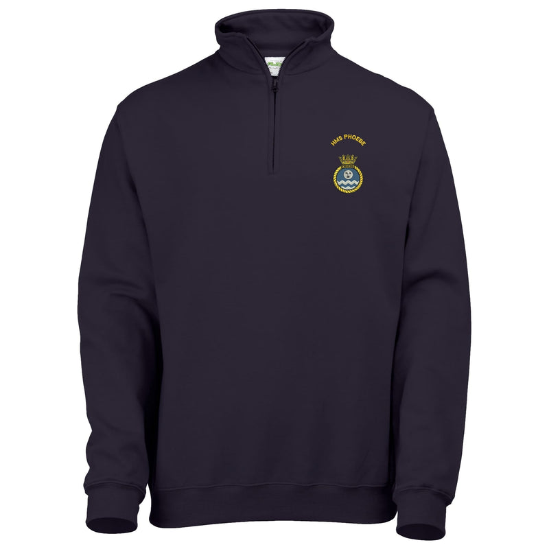 HMS Phoebe Quarter Zip Sweatshirt
