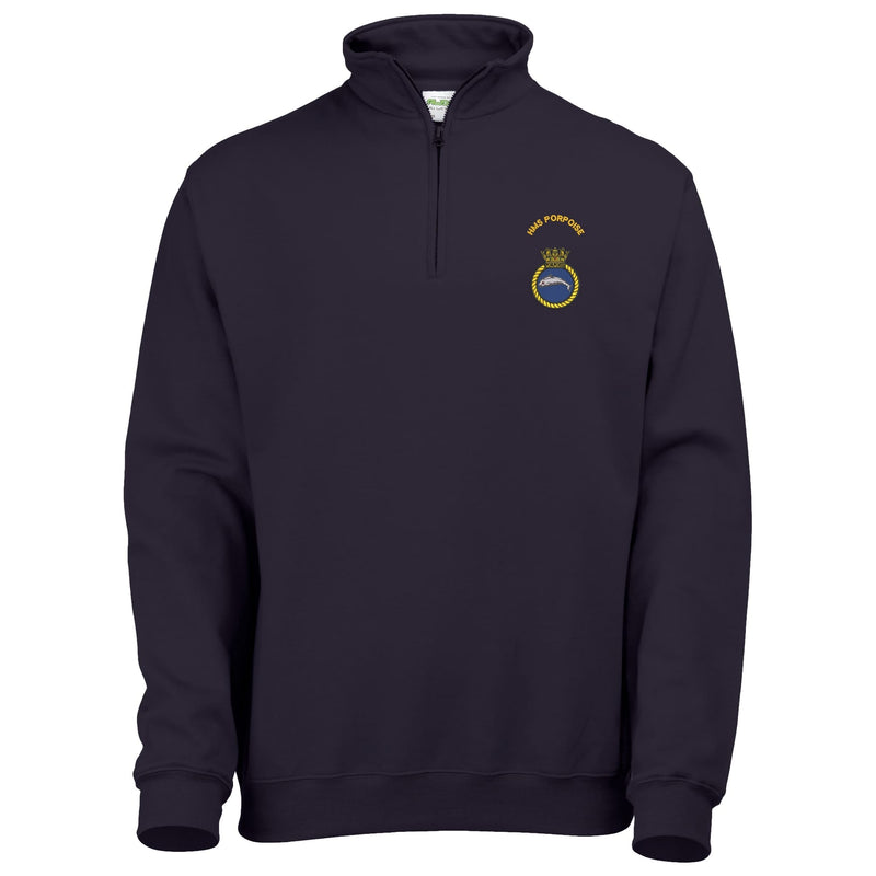 HMS Porpoise Quarter Zip Sweatshirt