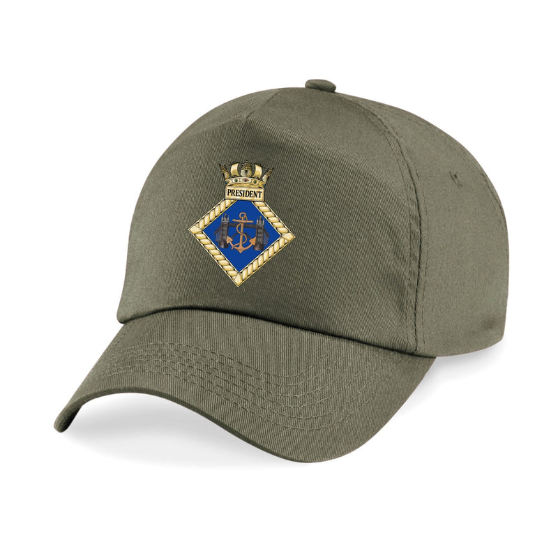 HMS President Printed Cap
