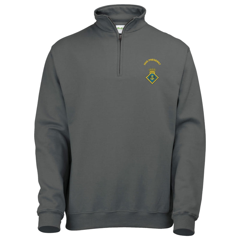 HMS President Quarter Zip Sweatshirt