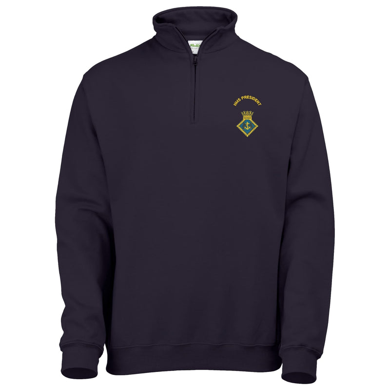 HMS President Quarter Zip Sweatshirt