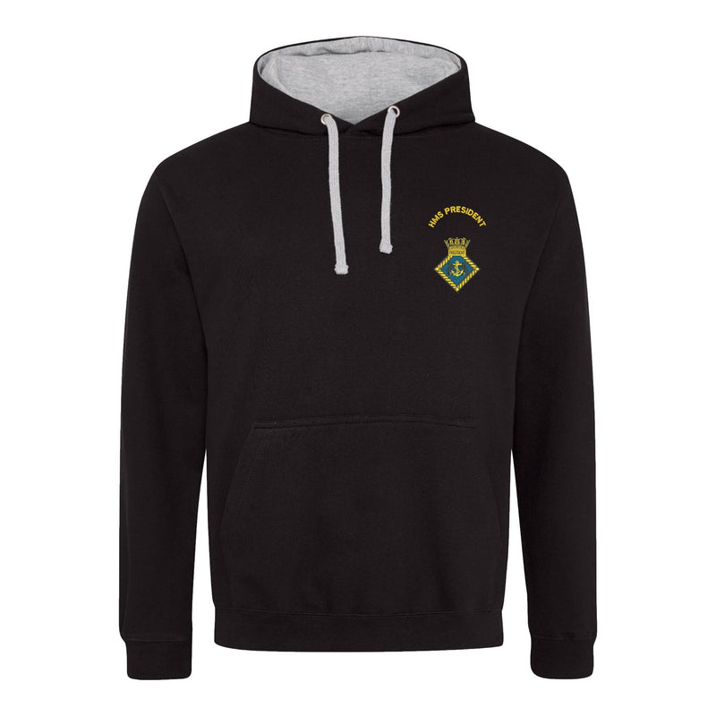 HMS President Varsity Contrast Hoodie