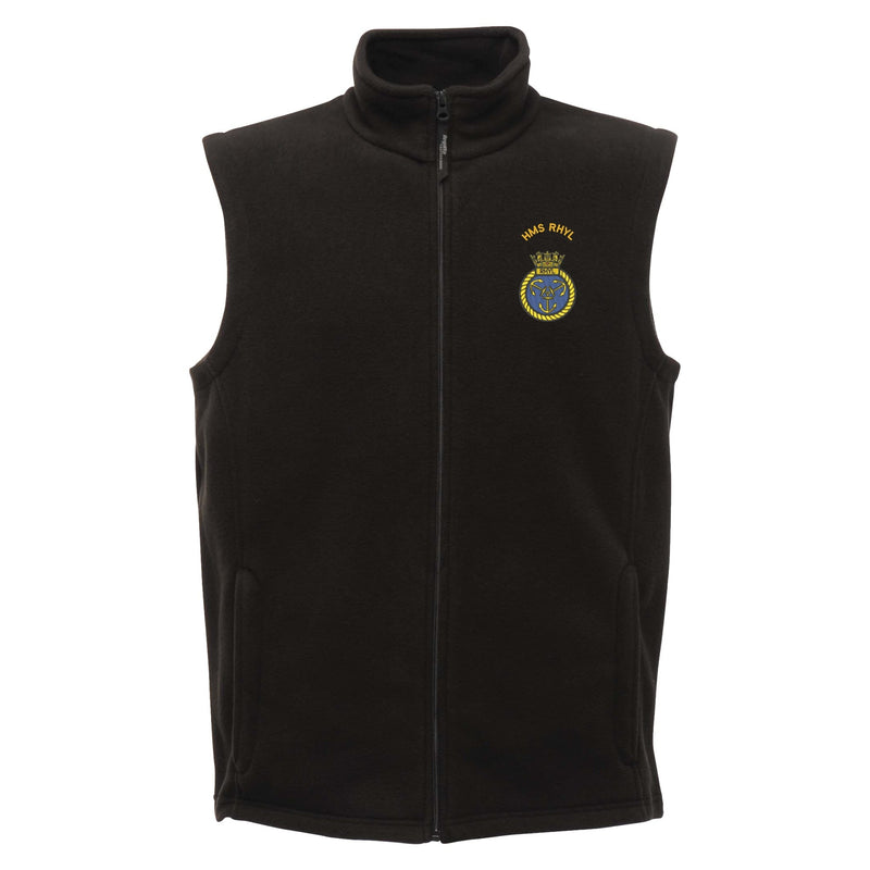 HMS Rhyl Regatta Fleece Bodywarmer