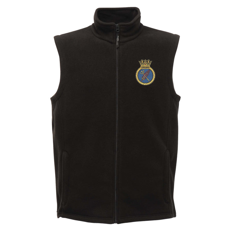 HMS Relentless Regatta Fleece Bodywarmer