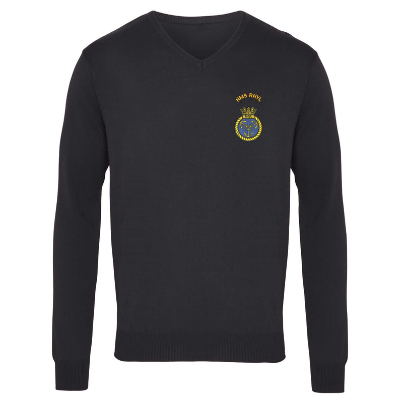 HMS RHYL Arundel Sweater Charcoal
