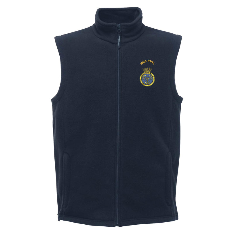 HMS Rhyl Regatta Fleece Bodywarmer