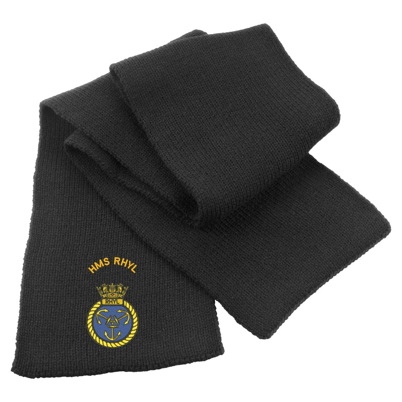 HMS Rhyl Heavy Knit Scarf