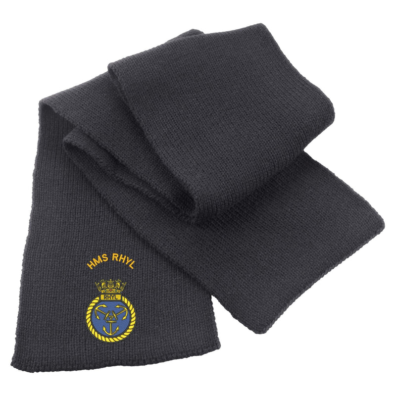HMS Rhyl Heavy Knit Scarf