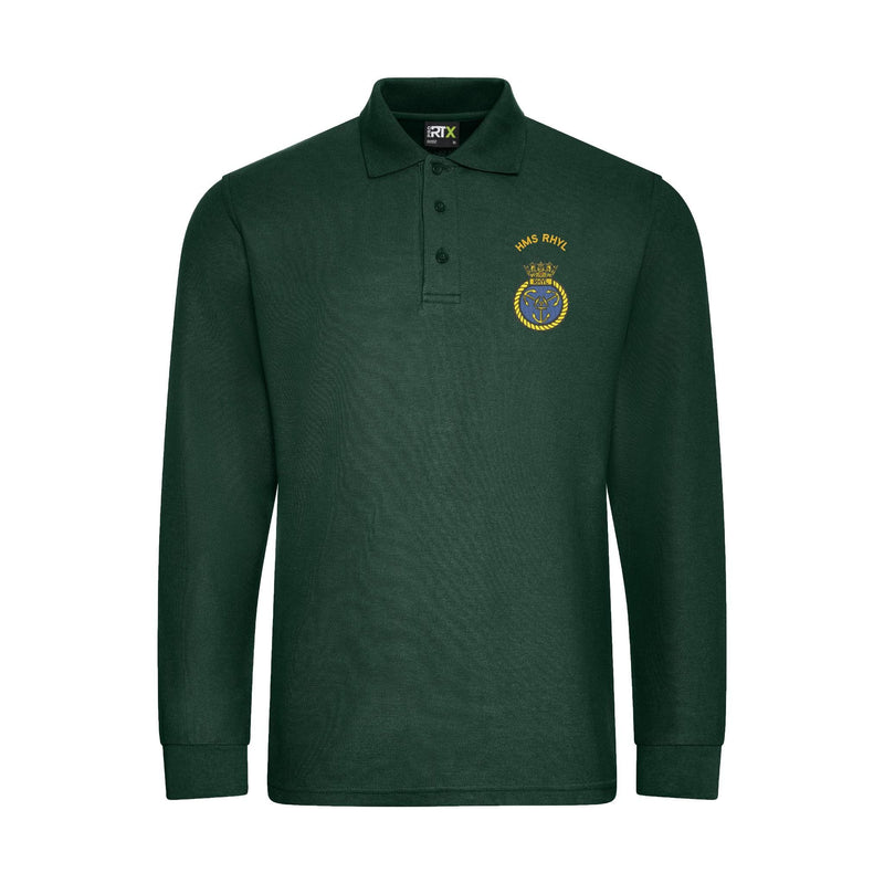 HMS Rhyl Long Sleeve Polo Shirt