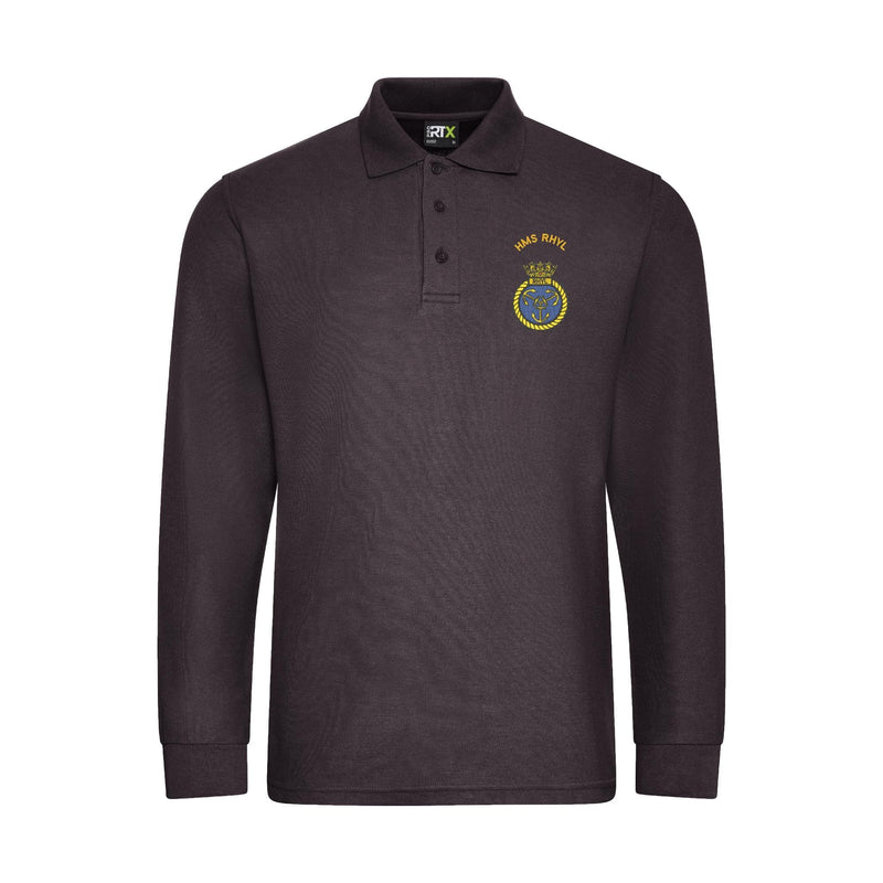 HMS Rhyl Long Sleeve Polo Shirt