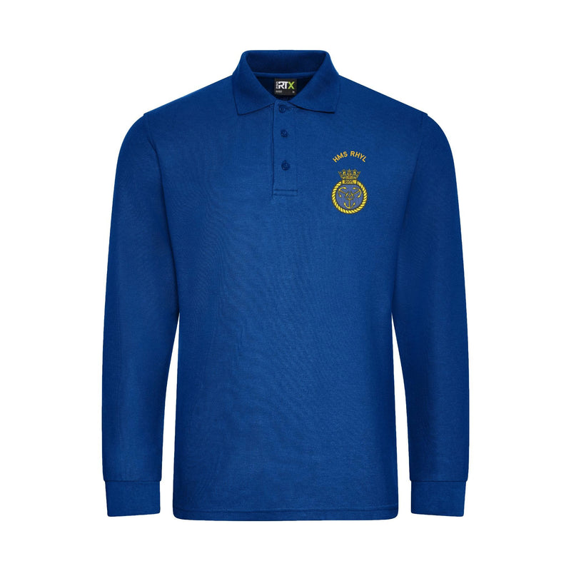 HMS Rhyl Long Sleeve Polo Shirt