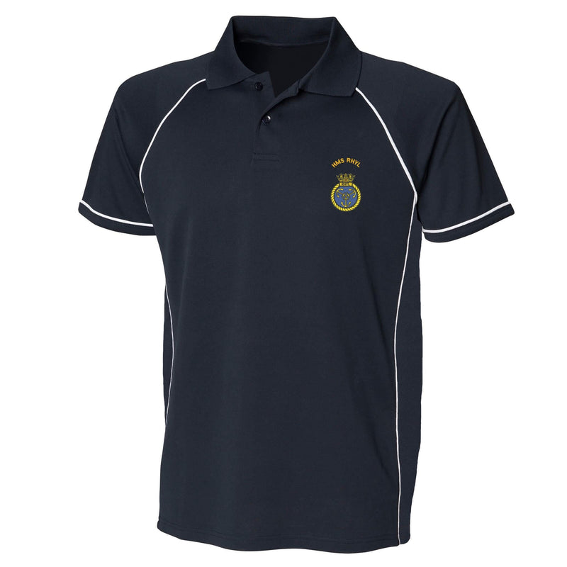HMS Rhyl Performance Polo