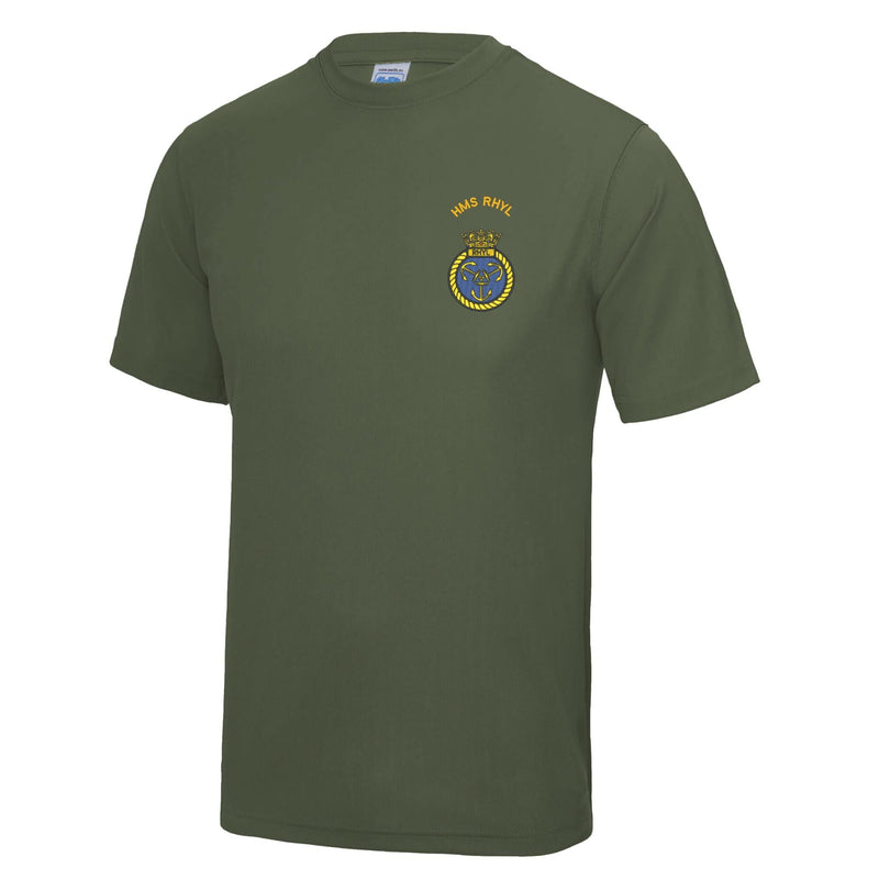 HMS Rhyl Polyester T-Shirt