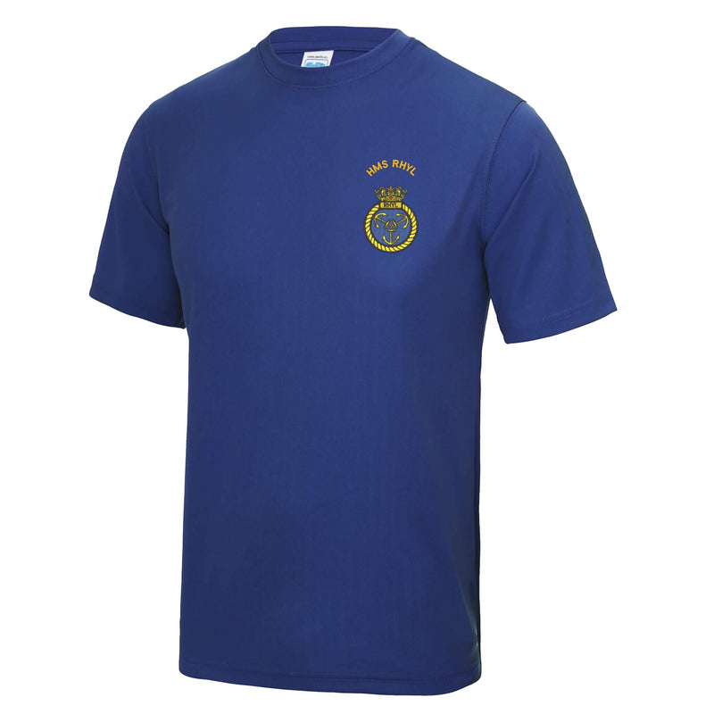 HMS Rhyl Polyester T-Shirt