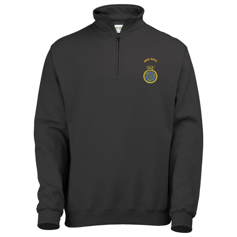 HMS Rhyl Quarter Zip Sweatshirt